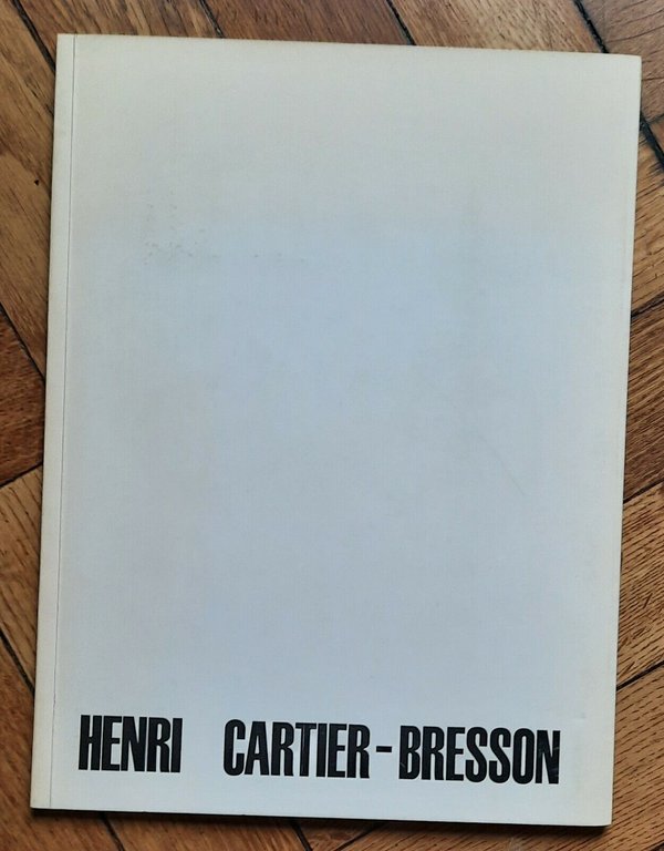 HENRI CARTIER-BRESSON CATALOGO MOSTRA MILANO 1967