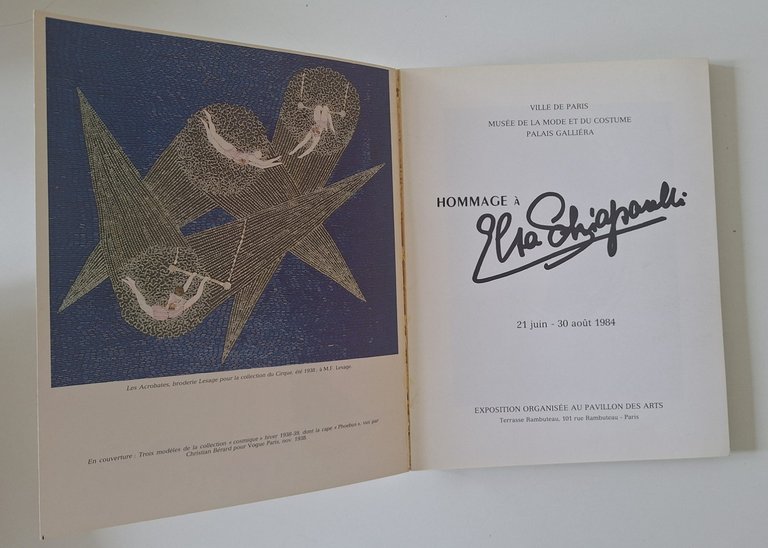 HOMMAGE A ELSA SCHIPARELLI VILLE DE PARIS 1984 | Immagine Gallery 2