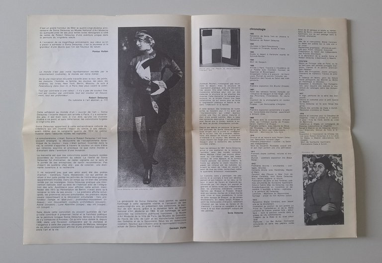 HOMMAGE A SONIA DELAUNAY MUSEE NAT. D'ART MODERNE 1976