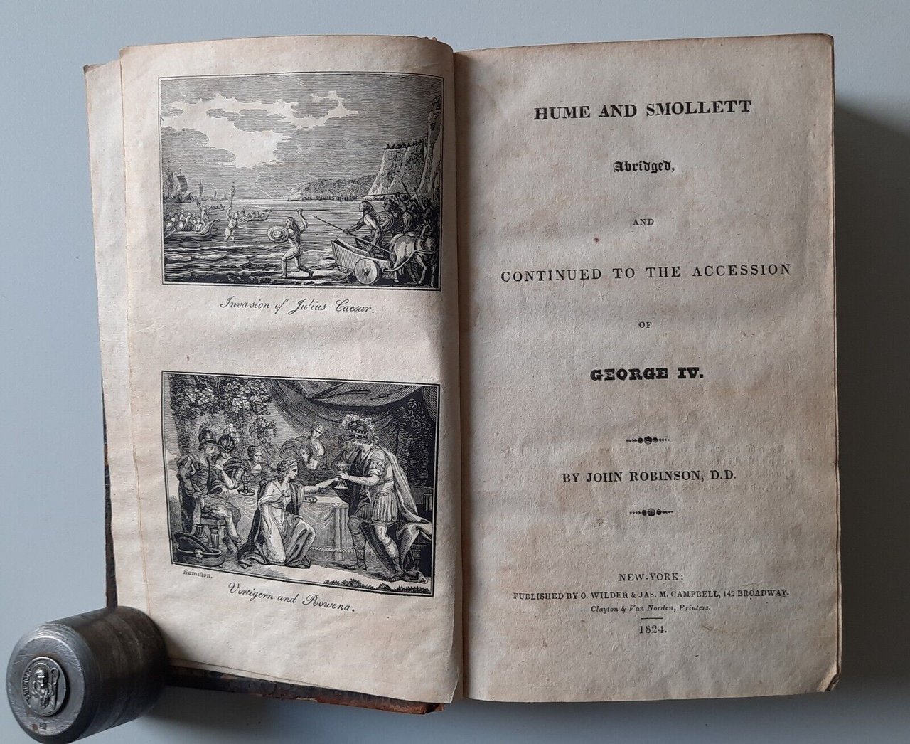 HUME AND SMOLLETT ABRIDGED AND CONTINUED ACCESION OF GEORGE IV …