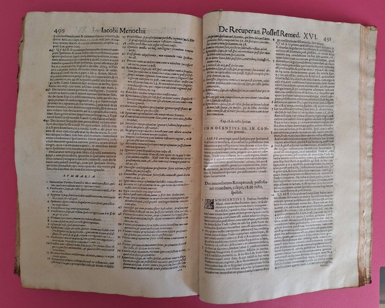 IACOBI MENOCHI DE ADIPISCENDA A RETINENDA VENEZIA 1606 SCOTI