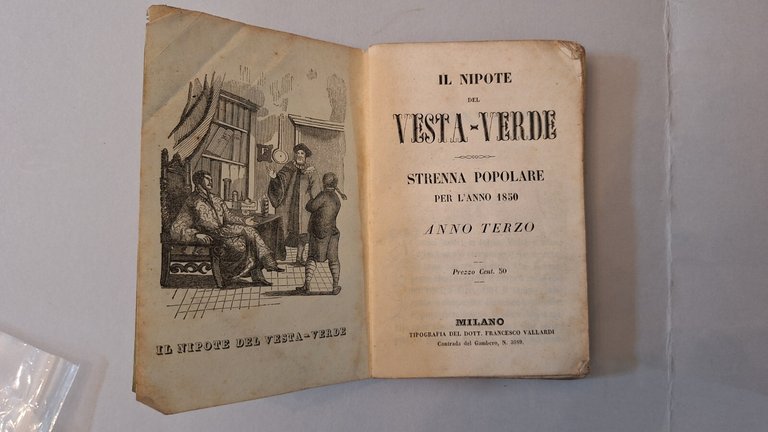 IL NIPOTE DEL VESTA - VERDE PER L'ANNO 1850 MILANO …