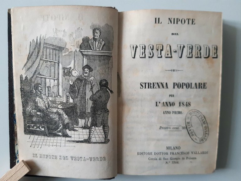 IL NIPOTE DEL VESTA VERDE STRENNA POPOLARE PER L'ANNO 1848 …