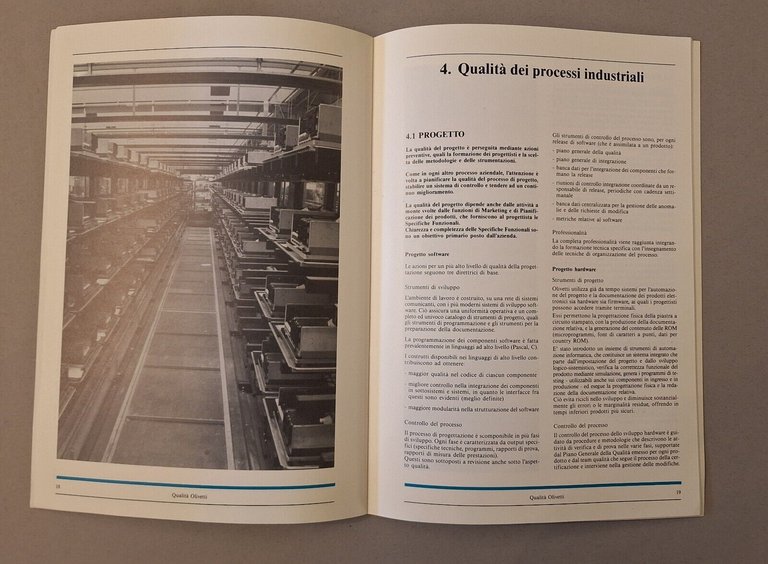 IL SISTEMA DELLA QUALITA' OLIVETTI 1987