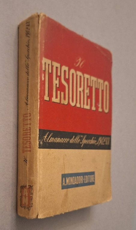 IL TESORETTO ALMANACCO DELLO SPECCHIO 1942 MONDADORI ED. 1942