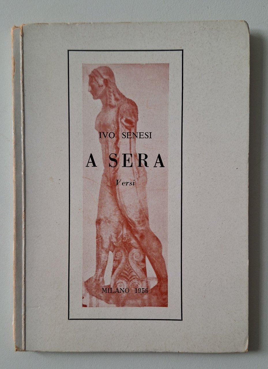 IVO SANESI A SERA VERSI MILANO 1956 AUTOGRAFATO