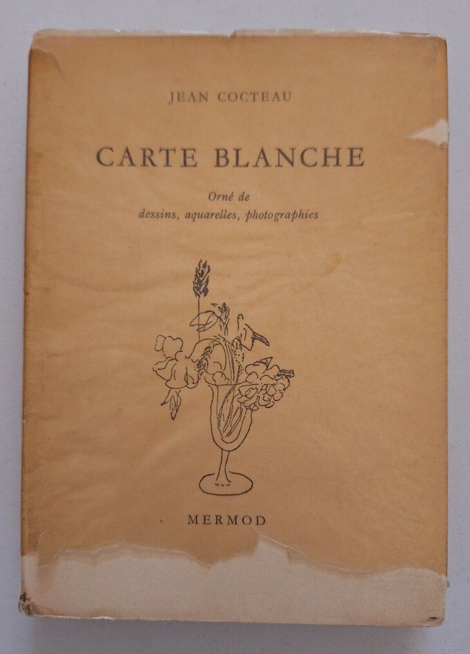 JEAN COCTEAU CARTE BLANCHE MERMOD 1954