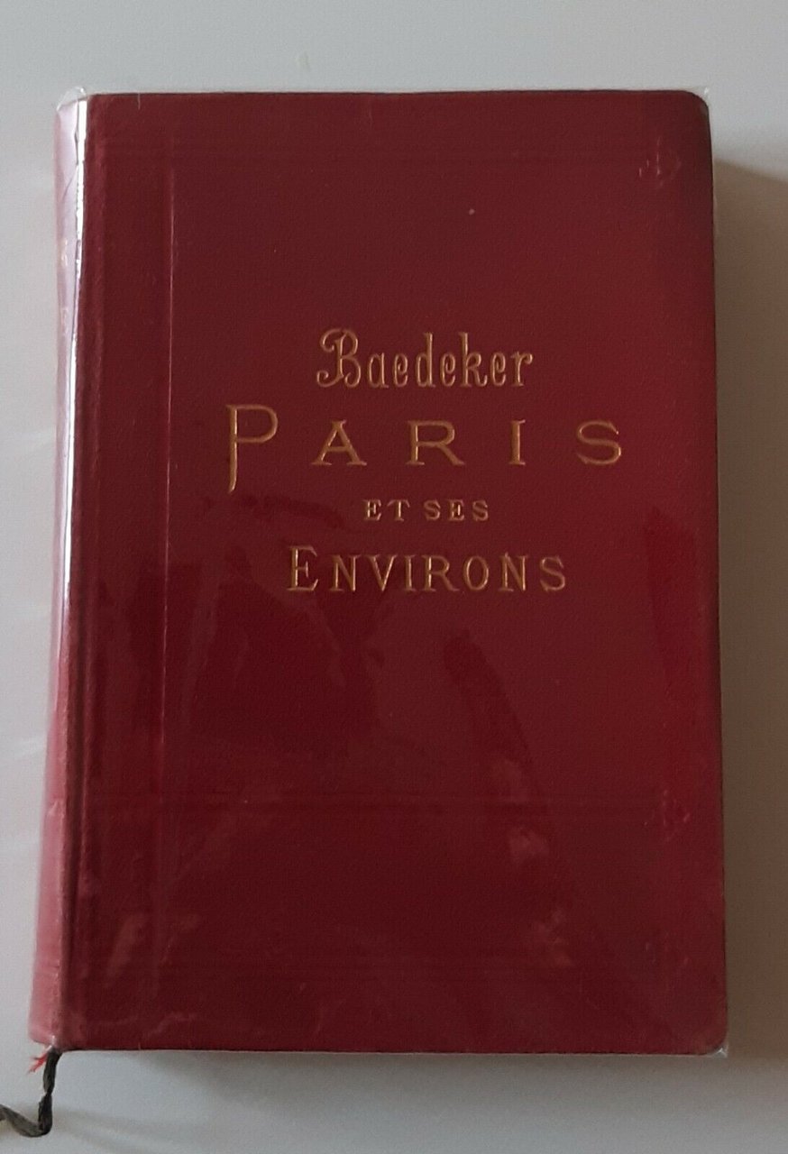K. BAEDEKER PARIS ET SES ENVIRONS BAEDEKER ED. 1907