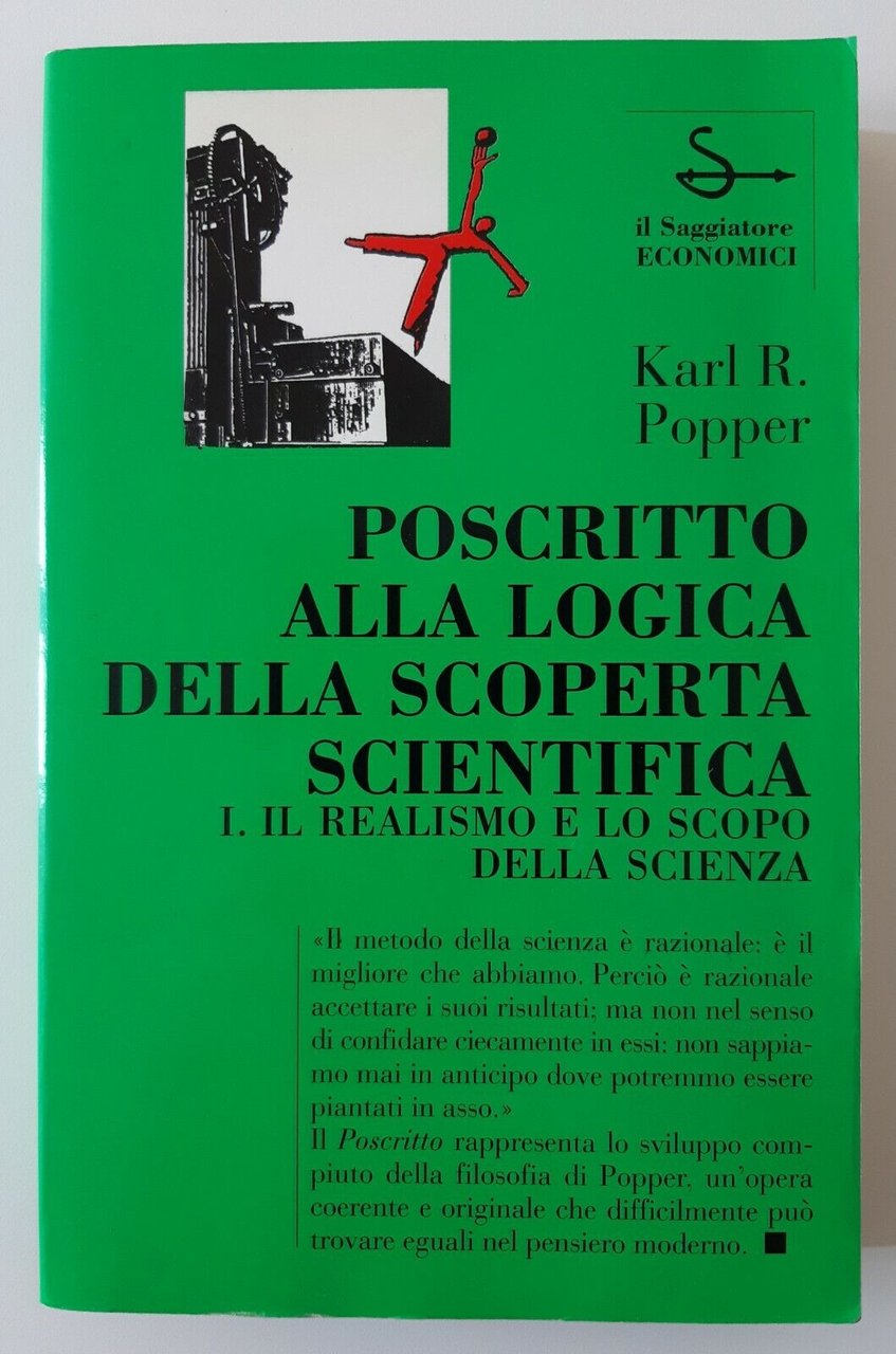 K. R. POPPER POSCRITTOALLA LOGICA DELLA SCOPERTA SCIENTIFICA IL SAGGIATORE …