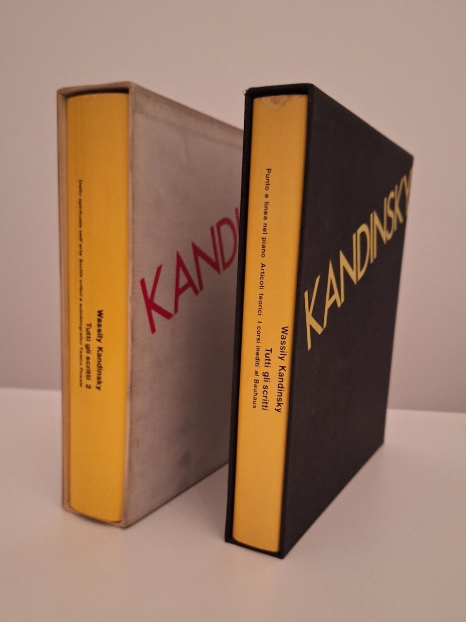 KANDINSKY TUTTI GLI SCRITTI FELTRINELLI 1973 2 VOLUMI