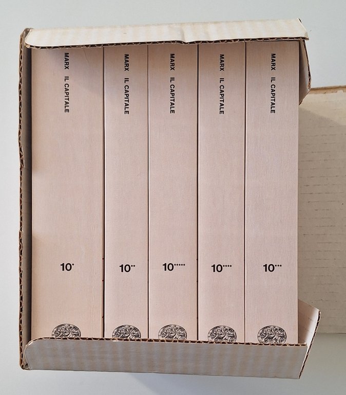 KARL MARX IL CAPITALE EINAUDI 1975 5 VOLUMI