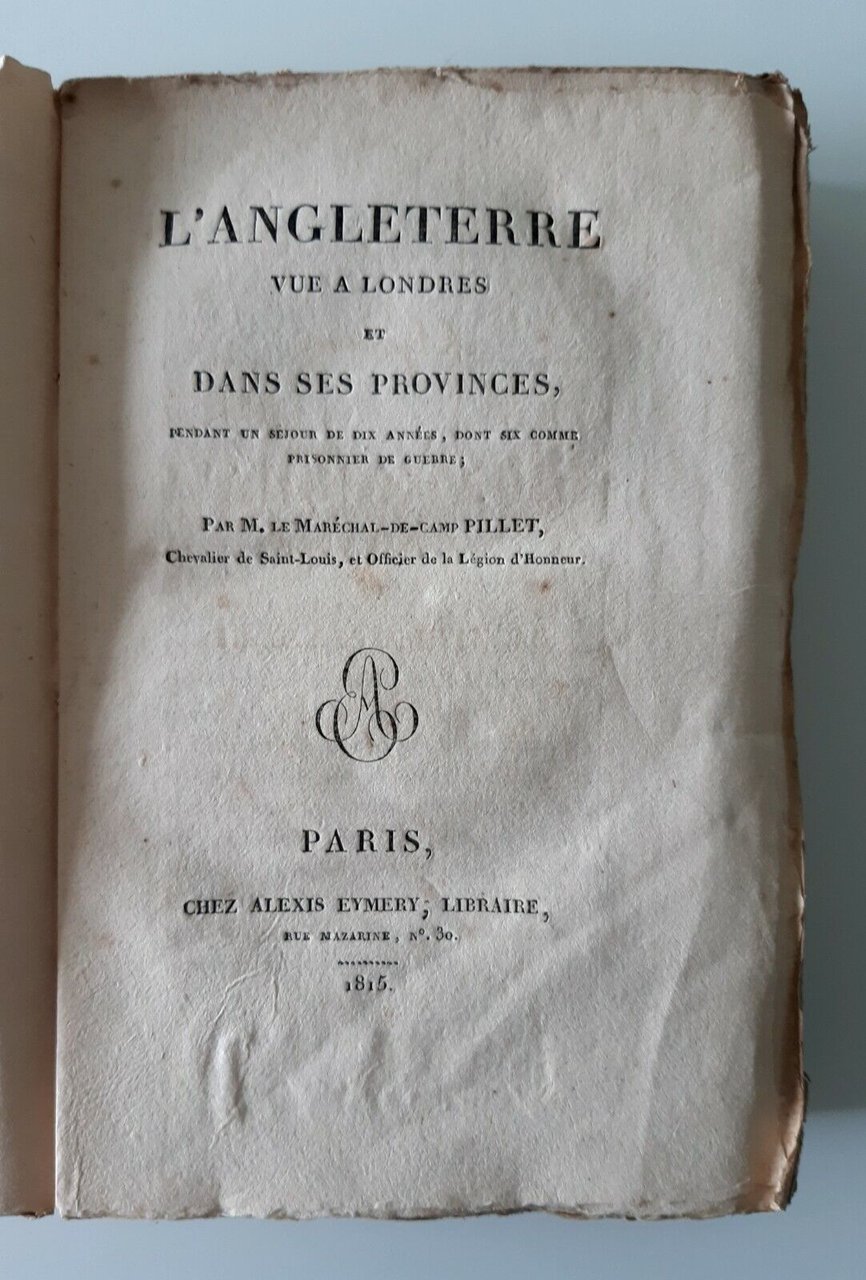 L'ANGLETERRE VUE A LONDRES ET DANS SES PROVINCES PILLET PARIS …