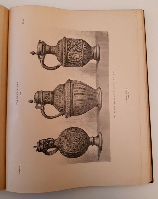 L'ART ET L'INDUSTRIE BRANCHES L'INDUSTRIE ARTISTIQUE ANNEE SIXIEME SEPTIEME 1884