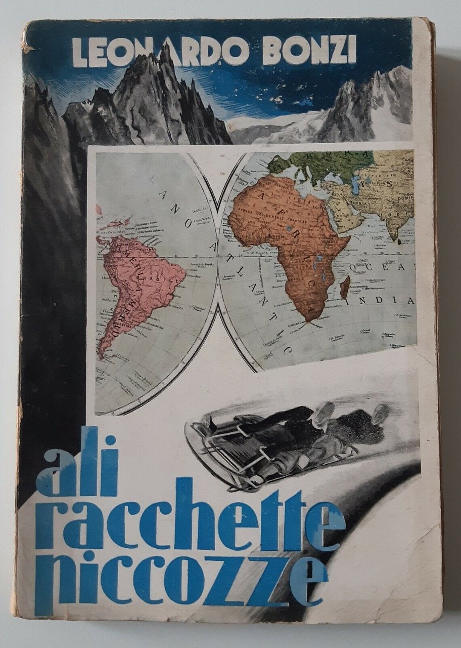L.BONZI ALI RACCHETTE PICCOZZE LA GAZZETTA DELLO SPORT 1933