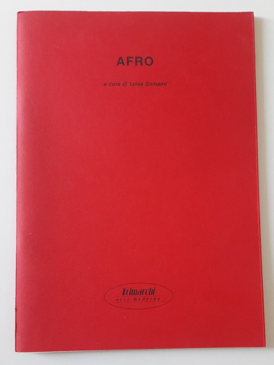 L. SOMAINI AFRO TRIMARCHI ARTE MODERNA 1992