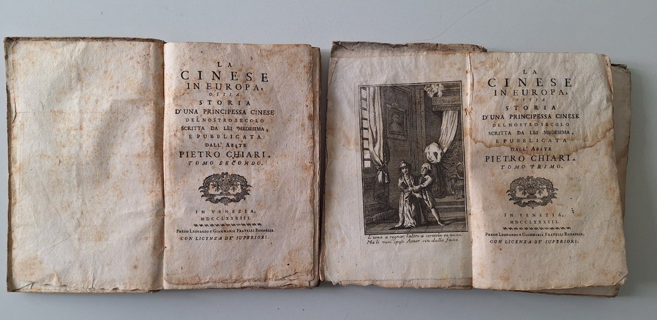 LA CINESE IN EUROPA DELL'ABATA PIETRO CHIARI VENZIA F.LLI BASSAGLIA … | Immagine principale