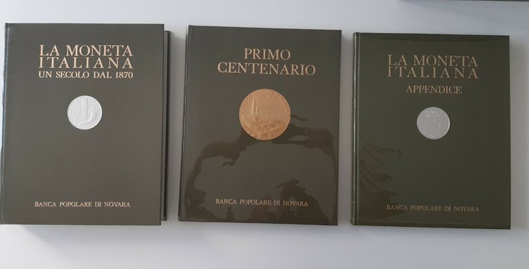 LA MONETA ITALIANA 2 VOLUMI + APPENDICE BANCA POPOLARE DI …