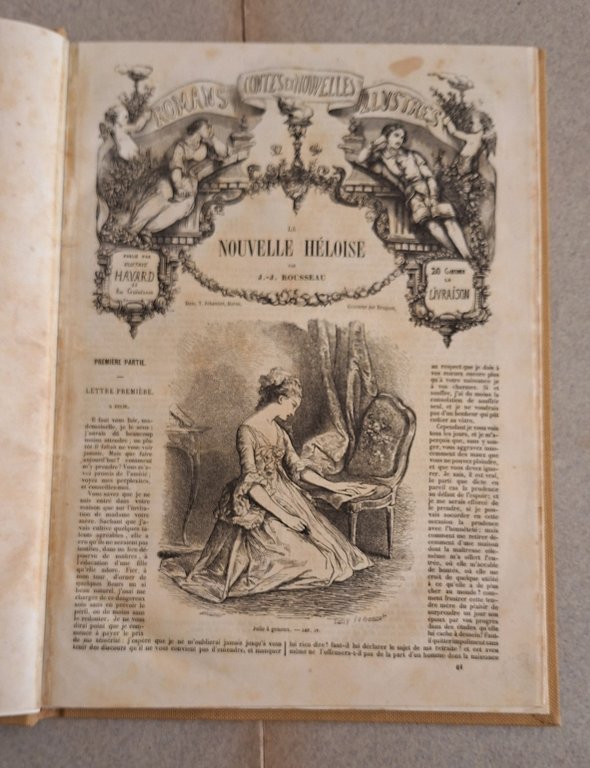 LA NOUVELLE HELOISE PAR J.J. ROUSSEAU ILL. T. JOHANNOT G. …