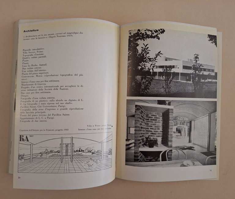 LE CORBUSIER ARCHITETTURA PITTURA SCULTURA PALAZZO DELLA PERMANENTE 1959