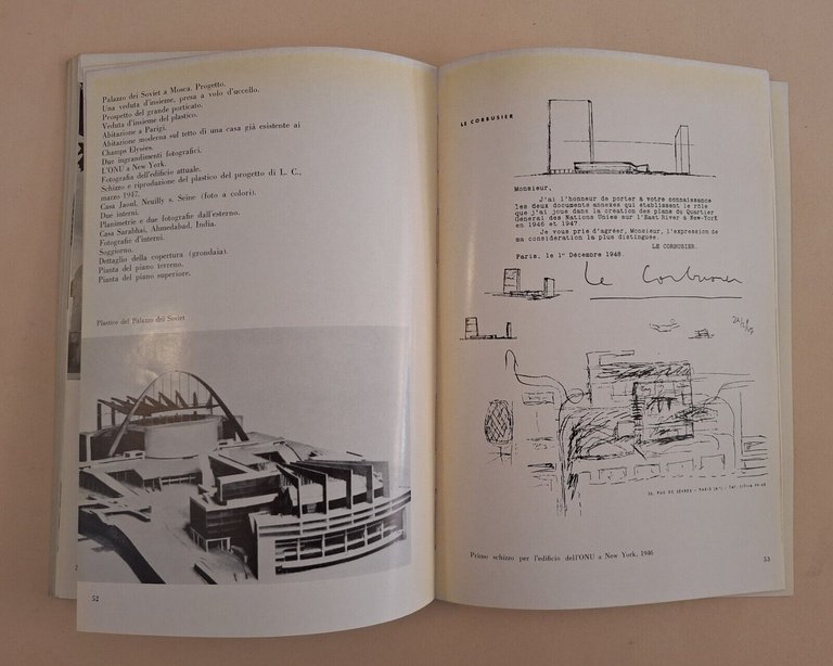 LE CORBUSIER ARCHITETTURA PITTURA SCULTURA PALAZZO DELLA PERMANENTE 1959