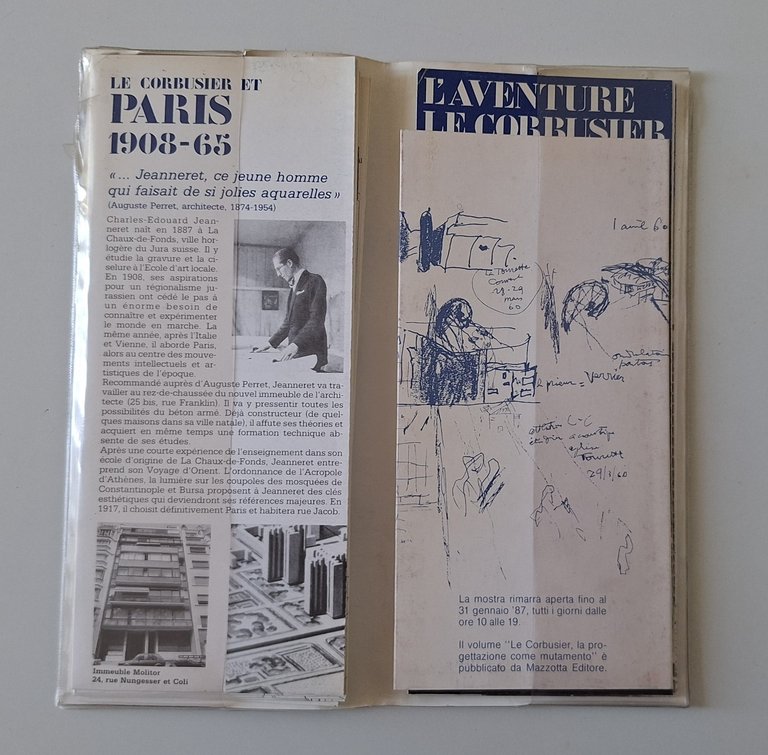 LE CORBUSIER PROMENADE DANS L'OEUVRE EN FRANCE CENTRE GEORGE POMPIDOU