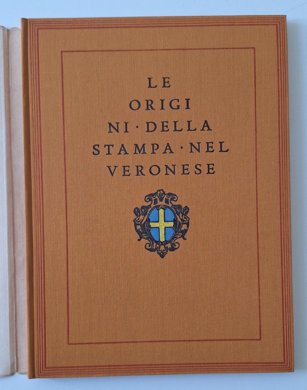 LE ORIGINI DELLA STAMPA NEL VERONESE MONDADORI 1931