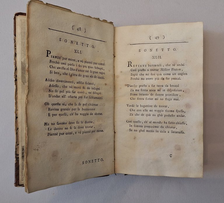 LE POESIE DI GIORGIO BAFFO PATRIZIO VENETO NUOVA EDIZIONE LONDRA …