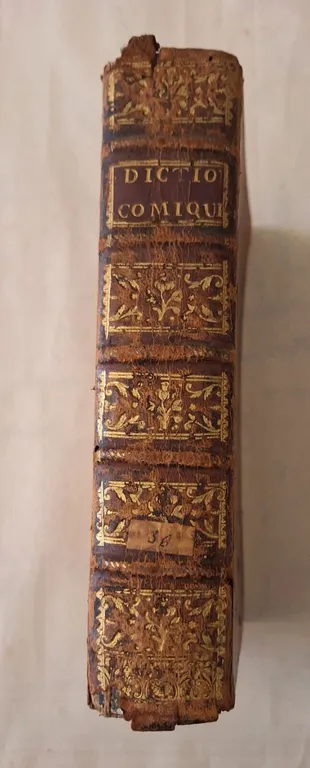 LE ROUX DICTIONNAIRE COMIQUE SATYRIQUE CRITIQUE BURELSQUE Z. CHASTELAIN 1750