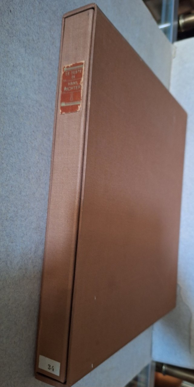 LE TESTE DI HANS RICHTER ED. GIULIO TOPI 1977