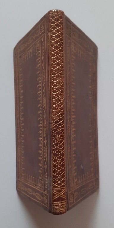 LEGATURA IN PELLE CON FREGI IN ORO ANTICA