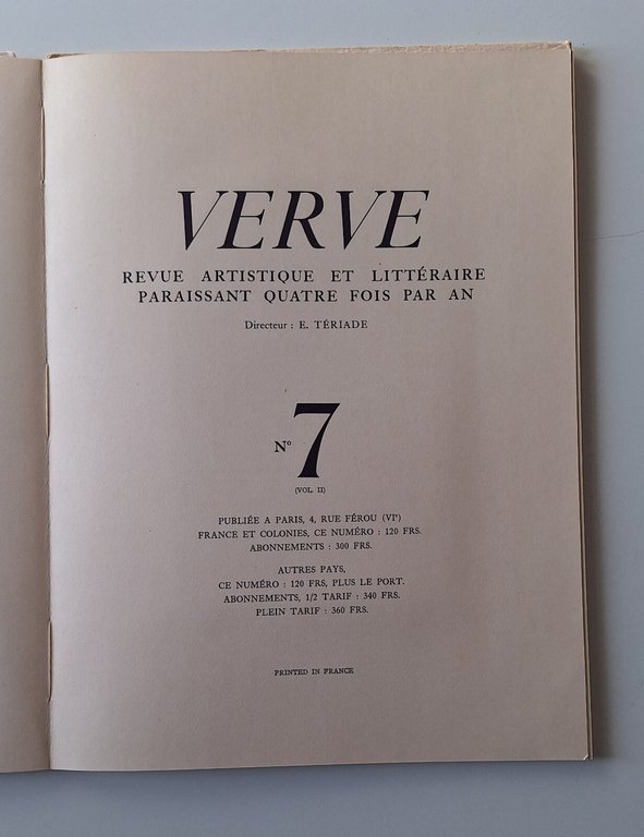 LES TRES RICHES HEURES DU DUC DE BERRY VERVE 7 …