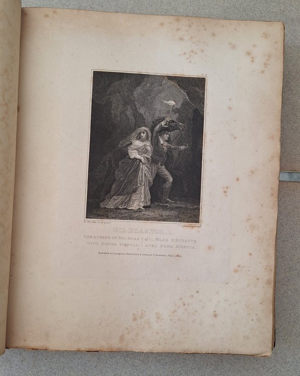 LESAGE HISTOIRE DE GIL BLAS DE SANTILLANE LONDRES 1809 LONGMAN