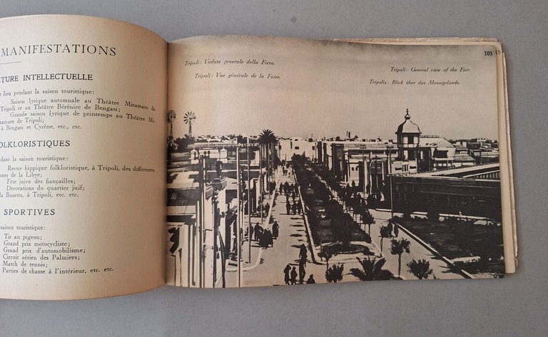 LIBIA ITINERARI COMMISARIATO PER IL TURISMO IN LIBIA 1935