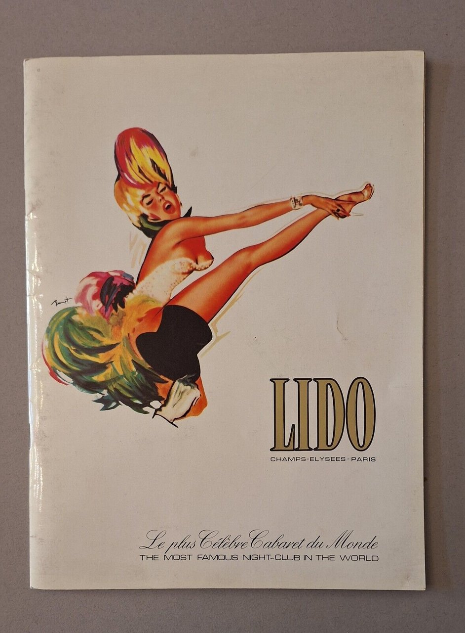 LIDO CHAMPS ELYSEES PARIS BROCHURE + MANIFESTO
