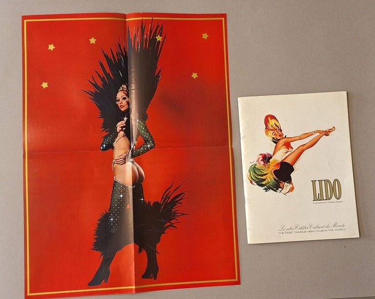 LIDO CHAMPS ELYSEES PARIS BROCHURE + MANIFESTO