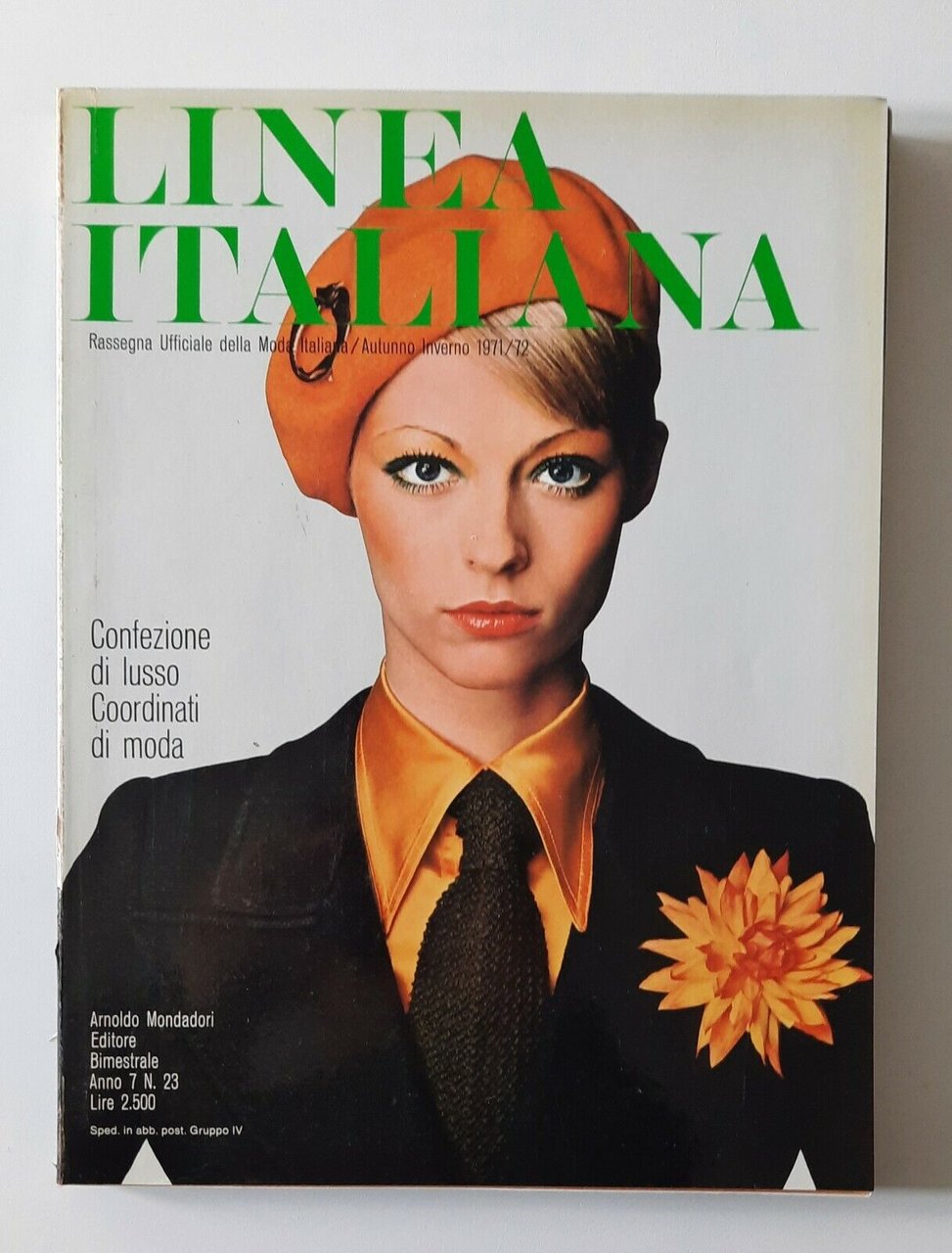 LINEA ITALIANA RASSEGNA UFFICIALE DELLA MODA ITALIANA 1971/72 AUTUNNO INVERNO