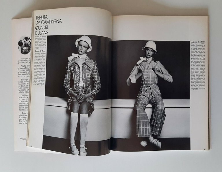 LINEA ITALIANA RASSEGNA UFFICIALE DELLA MODA ITALIANA 1972 PRIMAVERA ESTATE