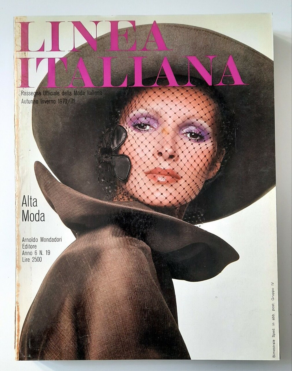 LINEA ITALIANA RASSEGNA UFFICIALE DELLA MODA ITALIANA AUT. INV. 1970/71