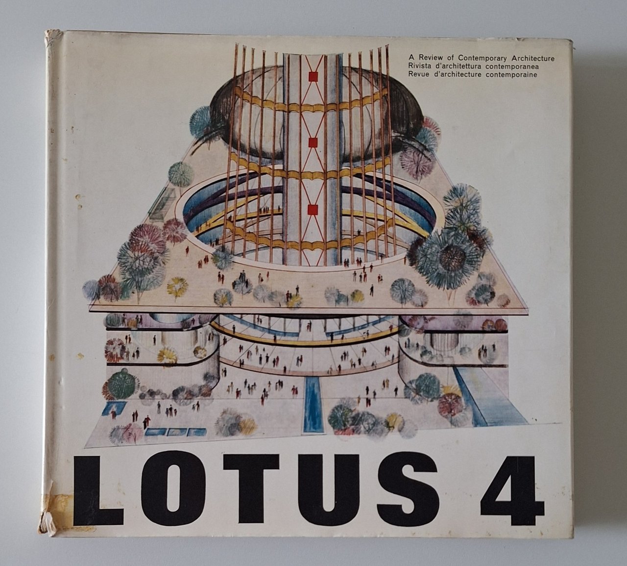 LOTUS 4 RIVISTA D'ARCHITETTURA CONTEMPORANEA ED. ALFIERI 1967-1968 | Immagine principale