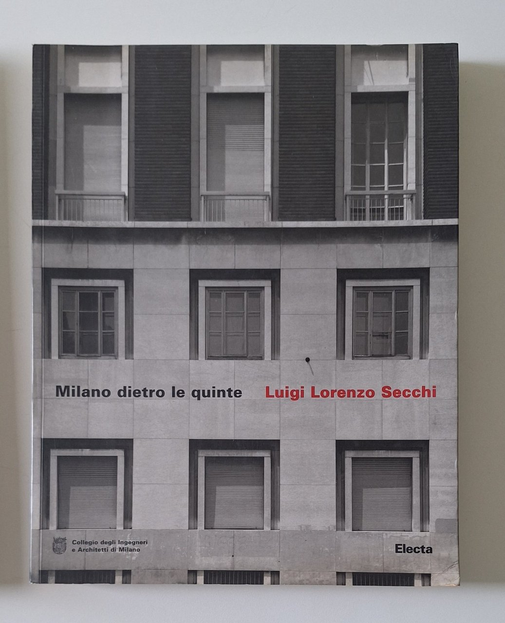 LUIGI LORENZO SECCHI MILANO DIETRO LE QUINTE ELECTA 1999 | Immagine principale