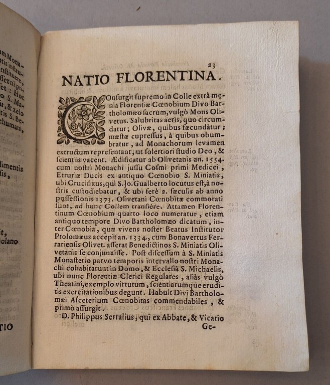 M. BELFORTI CRONOLOGIA BREVIS CAENOBIORUM VIRORUMQUE ...I. AGELLUM 1720