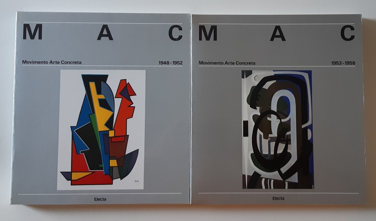 MAC MOVIMENTO ARTE CONCRETA 1948-1958 ELECTA ED. 1984 2 VOLUMI