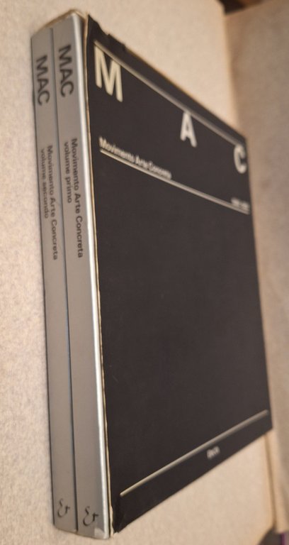MAC MOVIMENTO ARTE CONCRETA 1948-1958 ELECTA ED. 1984 2 VOLUMI
