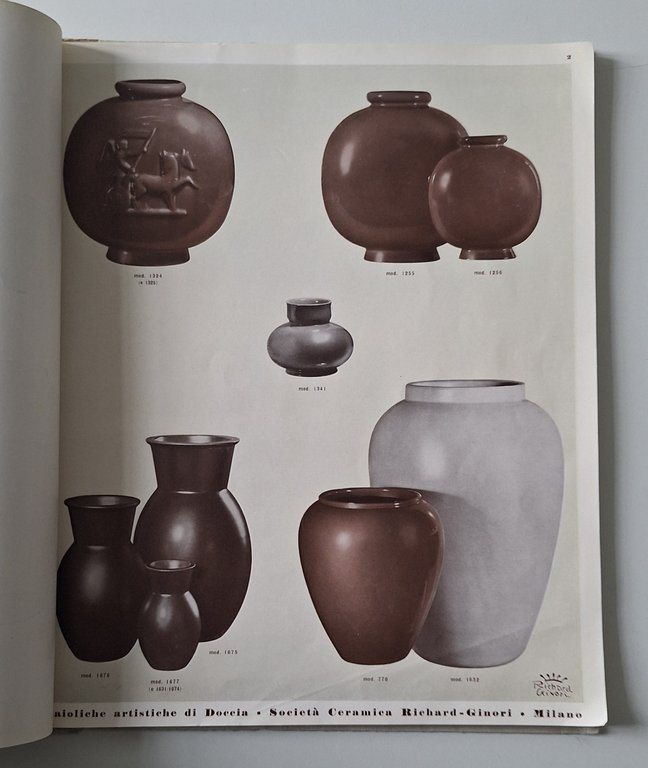 MAIOLICHE ARTISTICHE DI DOCCIA SOC. CERAMICA RICHARD GINORI ED. ALFIERI …