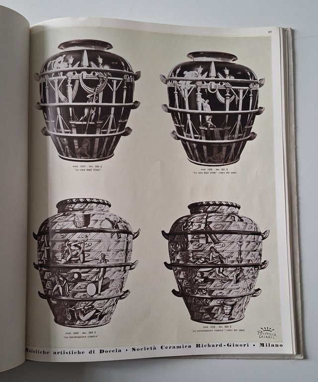 MAIOLICHE ARTISTICHE DI DOCCIA SOC. CERAMICA RICHARD GINORI ED. ALFIERI …