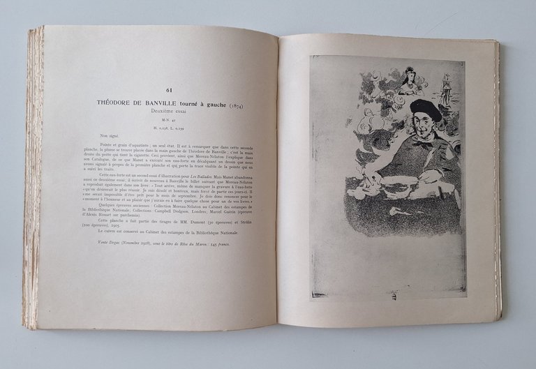 MARCEL GUERIN L'OEUVRE GRAVE' DE MANET LIBRAIRIE FLOURY 1944 | Immagine Gallery 4