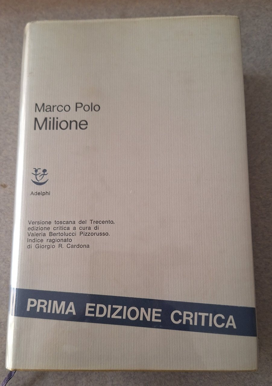 MARCO POLO MILIONE ADELPHI 1975