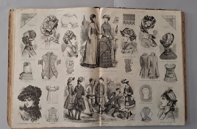 MARGHERITA GIORNALE DELLE SIGNORE ITALIANE MODE E LETTERATURA TREVES 1881 …