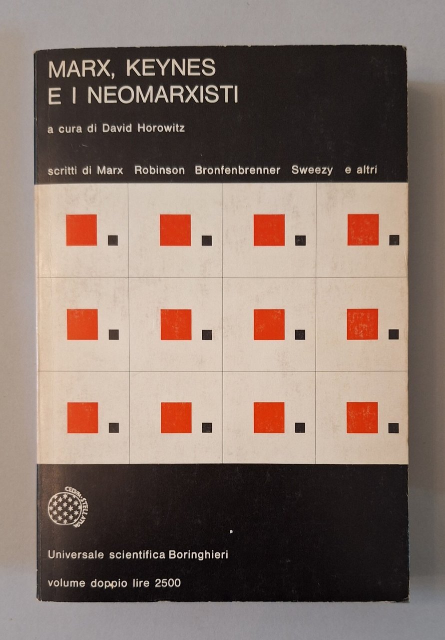 MARX KEYNES E I NEOMARXISTI BORINGHIERI