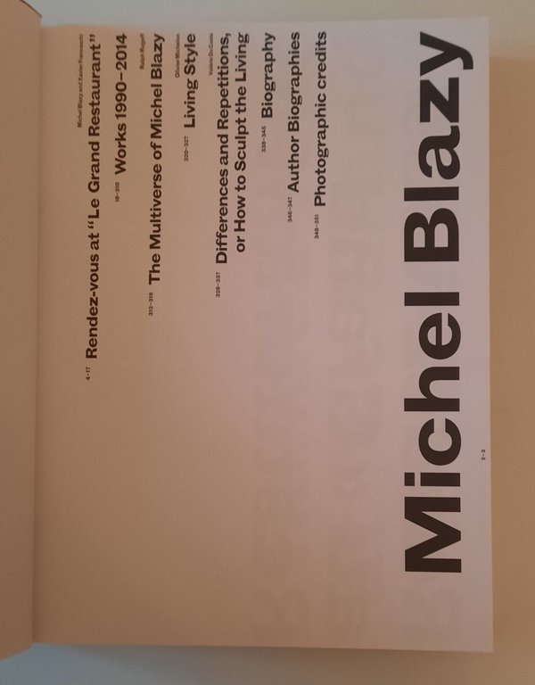 MICHEL BLAZY NOUVEAU MUSEE' NATIONAL DE MONACO MANUELLA EDITIONS 2015